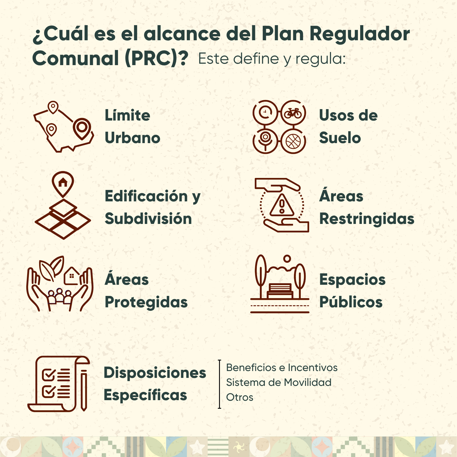 ¿Cuál es el alcance del Plan Regulador Comunal (PRC)